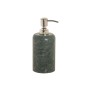 Soap Dispenser Home ESPRIT Green Silver Stainless steel Marble Modern 7,5 x 7,5 x 18 cm