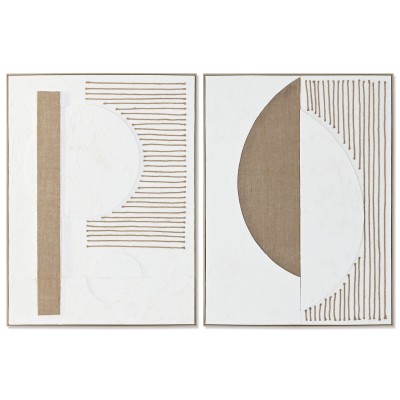 Cadre Home ESPRIT Papier polystyrène 92,5 x 4,5 x 122,5 cm