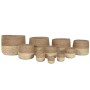 Cache-pot Home ESPRIT Bicolore Fibre Urbaine