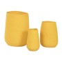 Planter Home ESPRIT Yellow Fibre Urban 30 x 30 x 60 cm (3 Pieces)