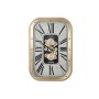 Horloge Murale Home ESPRIT Beige Doré Verre Fer Glam 43 X 8,5 X 63 CM