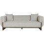 Sofa Home ESPRIT Brown Beige Scandi 220 x 95 x 77 cm