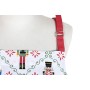 Apron Home ESPRIT White Red Green Beige 60 x 0,2 x 80 cm (2 Units)