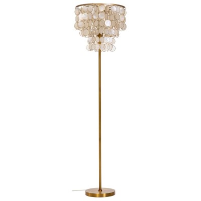 Lampadaire Home ESPRIT Beige Doré 220 V 40 x 40 x 153 cm
