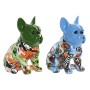 Figurine Décorative Home ESPRIT Bleu Vert Multicouleur Chien 9,5 X 13 X 16 CM (2 Unités)