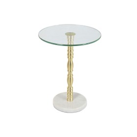 Table d'appoint Home ESPRIT Blanc Doré 41 x 41 x 53 cm