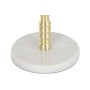 Side table Home ESPRIT White Golden 41 x 41 x 53 cm
