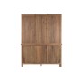 Présentoir Home ESPRIT Verre bois de teck 160 X 45 X 210 CM