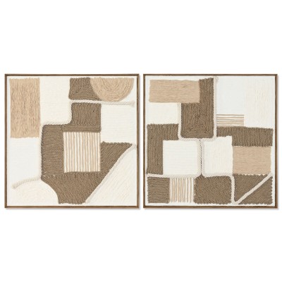 Painting Home ESPRIT Jute Paper 60 X 3,6 X 60 CM (2 Units)