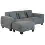 Sofa Home ESPRIT Dark grey Modern 231 x 170 x 82 cm