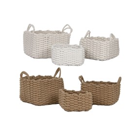 Set de basket Home ESPRIT Corde 28 x 28 x 18 cm