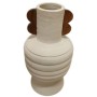 Vase Home ESPRIT Brown Beige Terracotta Mango wood 28 x 28 x 33 cm