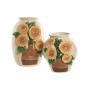 Vase Home ESPRIT Jaune Beige Céramique Shabby Chic 26 x 26 x 24 cm