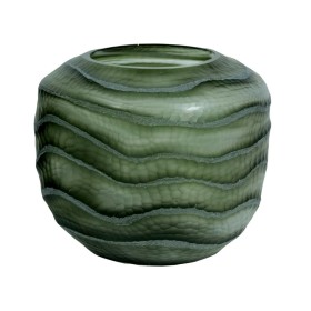 Vase Home ESPRIT Vert Verre Moderne 20 x 20 x 18 cm