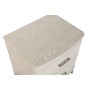 Table de Nuit Home ESPRIT Gris clair 53 x 42 x 56,2 cm