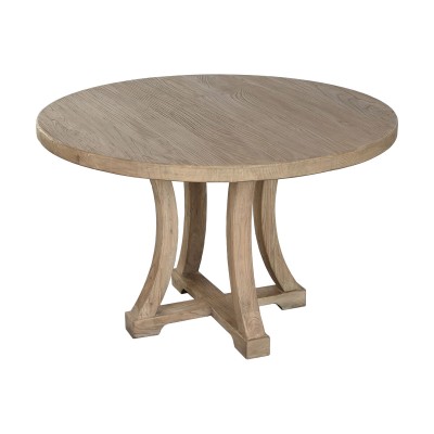 Table de Salle à Manger Home ESPRIT Naturel Bois 120 x 120 x 76 cm