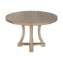 Dining Table Home ESPRIT Natural Elm wood 120 x 120 x 76 cm