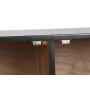 Sideboard Home ESPRIT Black Golden Metal Mango wood 81 x 45 x 75 cm