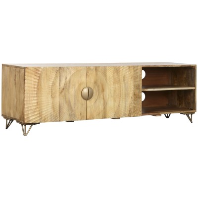 TV furniture Home ESPRIT Natural 160 x 40 x 50 cm