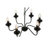 Ceiling Light Home ESPRIT Black Metal 25 W 54 x 54 x 46 cm