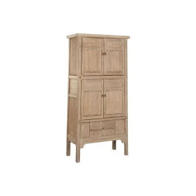 Cupboard Home ESPRIT Natural Elm wood 92 x 42 x 189 cm