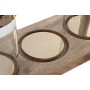 Candleholder Home ESPRIT Brown Steel Mango wood 51 x 19 x 33 cm