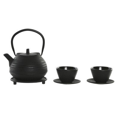 Teapot Home ESPRIT Black Stainless steel Iron 800 ml