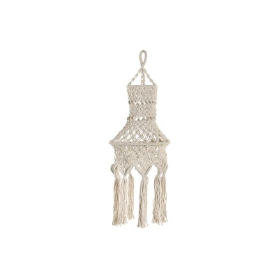 Écran de lampe Home ESPRIT Macramé Urbaine 30 x 30 x 30 cm