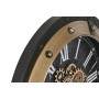 Wall Clock Home ESPRIT Black Golden Iron 80 X 8,5 X 80 cm