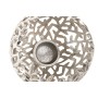 Bougeoir Home ESPRIT Argenté Aluminium 20 x 20 x 18 cm