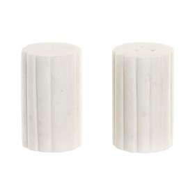 Salt and Pepper Shakers Home ESPRIT White Urban 4,5 x 4,5 x 8 cm