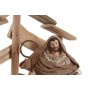 Christmas nativity set Home ESPRIT Brown Beige MDF Wood 30 x 15 x 30 cm