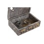 Jewelry box Home ESPRIT Brown Multicolour 15 X 10 X 5,5 CM