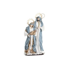 Christmas nativity set Home ESPRIT Blue White 48 x 28 x 90 cm