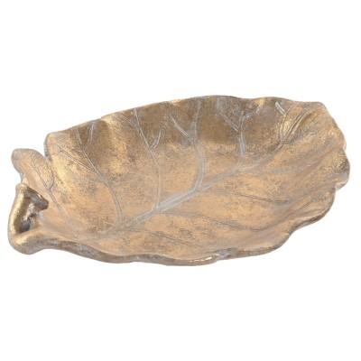 Centerpiece Home ESPRIT Golden Resin 33 X 26 X 6 CM