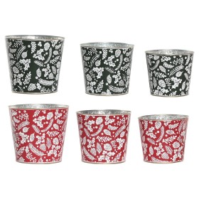 Ensemble Décorations de Noël Home ESPRIT Rouge Vert Noël 21 x 21 x 19 cm (2 Unités)