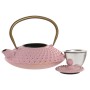Teapot Home ESPRIT White Pink Stainless steel Iron (2 Units)