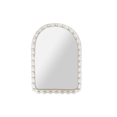 Wall mirror Home ESPRIT White Scandi 60 x 3,5 x 85 cm