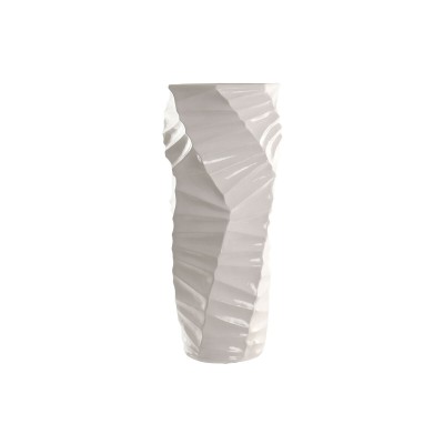 Cache-pot Home ESPRIT Blanc Fibre Moderne