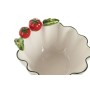 Bowl Home ESPRIT White Red Green Stoneware Mediterranean
