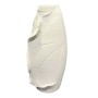 Vase Home ESPRIT White Ceramic Traditional style Modern Leaf of a plant 21 x 21 x 40 cm