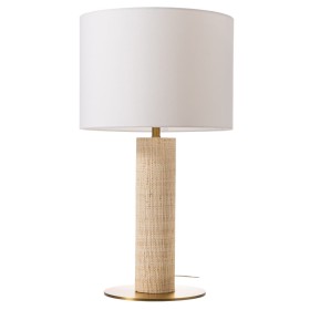 Lampe de bureau Home ESPRIT Beige Doré 50 W 220 V