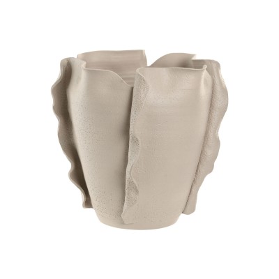 Vase Home ESPRIT White Ceramic Traditional style Modern 33 x 33 x 32 cm