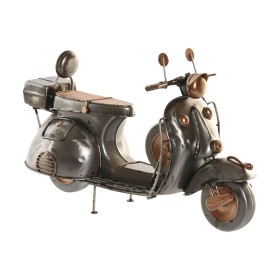 Figurine Décorative Home ESPRIT Doré Argenté Moto Vintage 30 x 11 x 17 cm