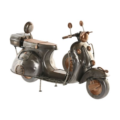 Figurine Décorative Home ESPRIT Doré Argenté Moto Vintage 30 x 11 x 17 cm
