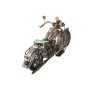 Decorative Figure Home ESPRIT Blue Green Pink Silver Motorbike Vintage 27 X 10 X 15 CM (3 Units)