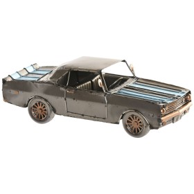 Figurine Décorative Home ESPRIT Bleu Argenté Voiture Vintage 30 X 11 X 10 CM