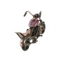 Decorative Figure Home ESPRIT Blue Green Lilac Motorbike Vintage 23 x 8 x 11 cm (3 Units)