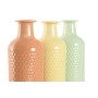 Vase Home ESPRIT Green Beige Terracotta Dolomite 13 x 13 x 41 cm (3 Units)