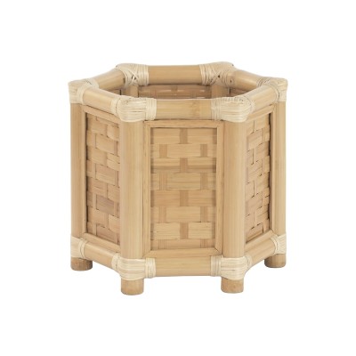Planter Home ESPRIT Bamboo Rattan Tropical 46 x 40 x 40 cm